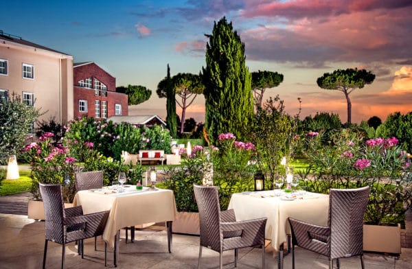 Golf Plaisir-Rom-Sheraton Parco de Medici Hotel-terrass